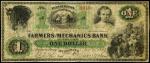 Shippensburg, Pennsylvania. Farmers and Mechanics Bank of Shippensburg. Nov. 1, 1864. $1. Very Fine.