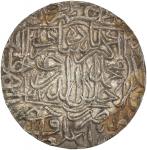 India - Mughal Empire. MUGHAL: Akbar I, 1556-1605, AR rupee (11.48g), Hadrat Delhi, AH973, KM-80.7, 