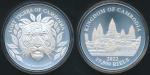 Cambodia; 2022, "Tiger", large silver proof coin 15000 Riels, diameter 63mm, silver 5oz, 999 fine si