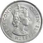 1965-KN年香港半圆。(t) HONG KONG. 50 Cents, 1965-KN. Kings Norton Mint. Elizabeth II. PCGS SPECIMEN-64.