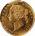 CANADA. Newfoundland. 2 Dollars, 1880. London Mint. Victoria. PCGS AU-58 Gold Shield.
