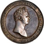 1810年俄罗斯1卢布银样币。圣彼得堡铸币厂。RUSSIA. Silver Ruble Pattern Novodel, 1810. St. Petersburg Mint. Alexander I.