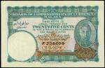 1940年馬來亞貨幣發行局2角5分