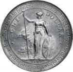 1900/890-B年英国贸易银元站洋壹圆银币。孟买铸币厂。GREAT BRITAIN. Trade Dollar, 1900/890-B. Bombay Mint. Victoria. PCGS M