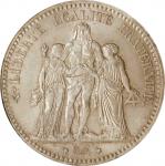 1875-A年法国 5 法郎。巴黎铸币厂。FRANCE. 5 Francs, 1875-A. Paris Mint. PCGS MS-65.