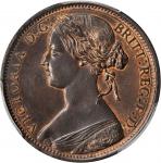 GREAT BRITAIN. Penny, 1869. London Mint. Victoria. PCGS MS-63 Brown Gold Shield.