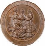 1900年八国联军侵华铜样章 PCGS SP 66 CHINA. Siege of Peking Bronze Award Medal, 1900. PCGS SPECIMEN-66.