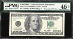 Fr. 2182-K. 2006A $100 Federal Reserve Note. Dallas. PMG Choice Extremely Fine 45 EPQ. Mismatched Se