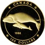 CANADA. 100 Dollars, 1988. Ottawa Mint. GEM PROOF.