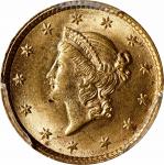 1853 Gold Dollar. MS-64 (PCGS).