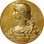 FRANCE. Association of Agricultural Merit of Northern France Gilt Bronze Award Medal, ND (ca. 1910).