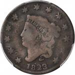 1823/2 Matron Head Cent. N-1. Rarity-2. Good-4 (PCGS).