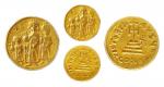 14219   拜占庭希拉克略一世三人像金币一枚
