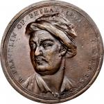 1777 B. Franklin of Philadelphia medal. Betts-547. Copper. Unidentified English medalist. 45.5 mm. 6