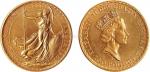15172，1987年英国BRITANNIA依莉莎白二世、女神像一盎司金币一枚