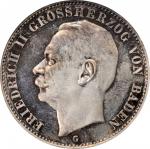 GERMANY. Baden. 3 Marks, 1908-G. Karlsruhe Mint. NGC PROOF-65.
