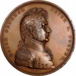 1814 Major General Peter B. Porter Medal. Original Dies. By Moritz Furst. Julian MI-18. Bronze. Abou