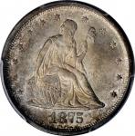 1875-S Twenty-Cent Piece. BF-7. Rarity-2. MS-65 (PCGS). CAC.