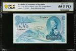 SEYCHELLES. Government of Seychelles. 10 Rupees, 1968. P-15a. PCGS Banknote About Uncirculated 55 PP