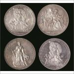 瑞士5法郎纪念银币一组四枚