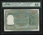 Reserve Bank of India, Persian Gulf issue, 100 rupees, ND (1959-1970), serial number Z/O 709349, gre