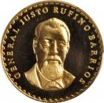 GUATEMALA. Revolution Centenary Gold Medal, 1971. PCGS PROOF-66 Cameo Gold Shield.