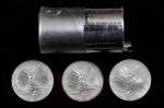 MEXICO. Roll of 2 Onzas (20 Pieces), 2010-Mo. Mexico City Mint. GEM UNCIRCULATED.