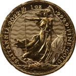 2022年不列颠尼亚伊丽莎白二世纪念系列1盎司金币  NGC UNC 2022 Britannia 1oz Gold 100 Pounds. Commemorative Series