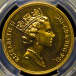 GREAT BRITAIN Elizabeth II エリザベス2世(1952~) 5Pounds 1986 PCGS-MS65 UNC