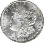1887-O Morgan Silver Dollar. MS-65 (NGC).