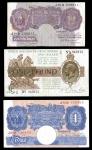 Great Britain. Paper Money Assortment. Bank of England: P-351 VF-EF; P-366 VF; P-367(2) both VF-EF; 