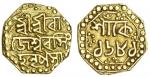 Assam, Raje&#347;vara Simha (1751-69), octagonal gold Quarter-Mohur, 2.84g, Sk. 1681, &#346;r&#299; 