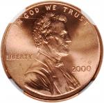 Lot of (4) Certified Mint State 2000 Lincoln Cents. "Cheerios."
