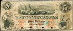 Newcastle, Pennsylvania. Bank of Newcastle. May 17, 1856. $5. Fine.