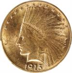1915 Indian Eagle. Unc Details--Cleaned (PCGS).
