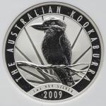 AUSTRALIA オーストラリア Dollar 2009  NGC-MS69 UNC，KM-1282 カワセミ20周年記念 1Oz銀貨  制造枚数10000枚 UNC
