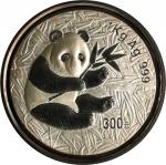 2000年熊猫纪念金币1公斤 完未流通 CHINA. Silver 300 Yuan (Kilo), 2000. Panda Series. CHOICE PROOF.