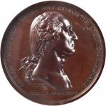 1776 (Circa 1863) Washington Before Boston Medal. U.S. Mint Gunmetal Dies. Bronze. 67.9 millimeters.