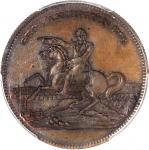 1776 (ca. 1859) Siege of Boston Medal. Musante GW-254, Baker-50A. Copper. Reeded Edge. MS-64 BN (PCG