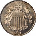1874 Shield Nickel. Proof-67 (PCGS).