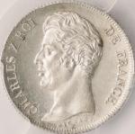 フランス (France) シャルル10世像 1フラン銀貨 1830年(A) KM724 ／ Charles X 1 Franc Silver Proof