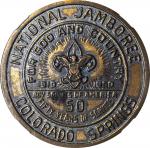 1960 Boy Scouts of America 50th Anniversary Jamboree. Bronze. 37 mm. HK-577. Rarity-2. MS-65 (NGC).