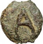 Etruscan Coins, Etruria, Tarquinii. AE Cast Uncia, c. 275 BC. Vecchi ICC 125, HN Italy 219, Vecchi E