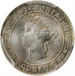 CEYLON. 10 Cents, 1899. London Mint. Victoria. PCGS MS-65 Gold Shield.
