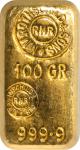 GREAT BRITAIN. Gold 100 Grams Ingot, ND (ca. 1960). London Mint (Royal Mint Refinery). PCGS AU-58.