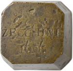 Italian mints. VENEZIA Peso monetario da zecchini 100 - AE (g 352) Interessante peso monetario dal v