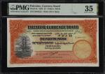 PALESTINE. Palestine Currency Board. 5 Pounds, 1939. P-8c. PMG Choice Very Fine 35.