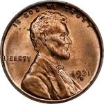 1931-D Lincoln Cent. MS-65 RD (PCGS).