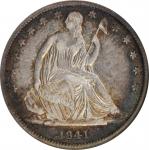 1841-O Liberty Seated Half Dollar. WB-7. Rarity-4. Large O. EF-45 (ANACS). OH.