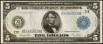 Fr. 851a (W-847-B-b) 1914 $5 Federal Reserve Note. New York. PCGS Very Choice New 64 PPQ.